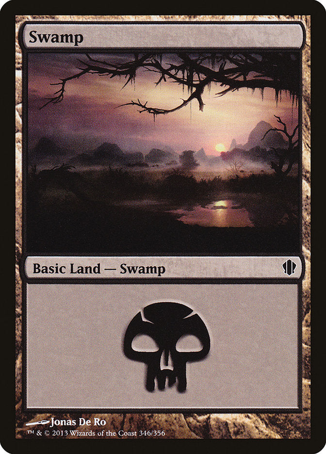 Swamp (346) [Commander 2013] | Silver Goblin