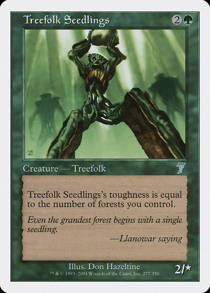 Treefolk Seedlings [Seventh Edition] | Silver Goblin