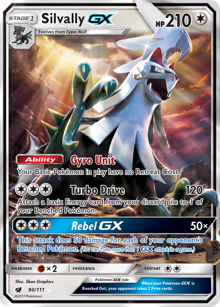 Silvally GX (90/111) [Sun & Moon: Crimson Invasion] | Silver Goblin