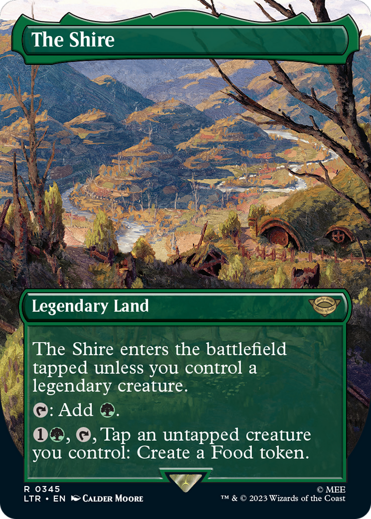 The Shire (Borderless Alternate Art) [The Lord of the Rings: Tales of Middle-Earth] | Silver Goblin