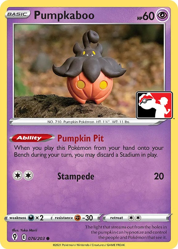 Pumpkaboo (076/203) [Prize Pack Series One] | Silver Goblin