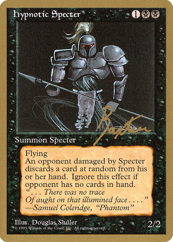 Hypnotic Specter (George Baxter) [Pro Tour Collector Set] | Silver Goblin