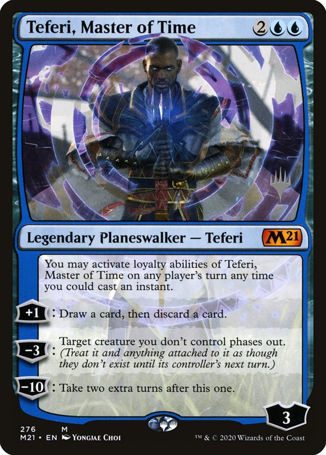 Teferi, Master of Time (Promo Pack) (276) [Core Set 2021 Promos] | Silver Goblin