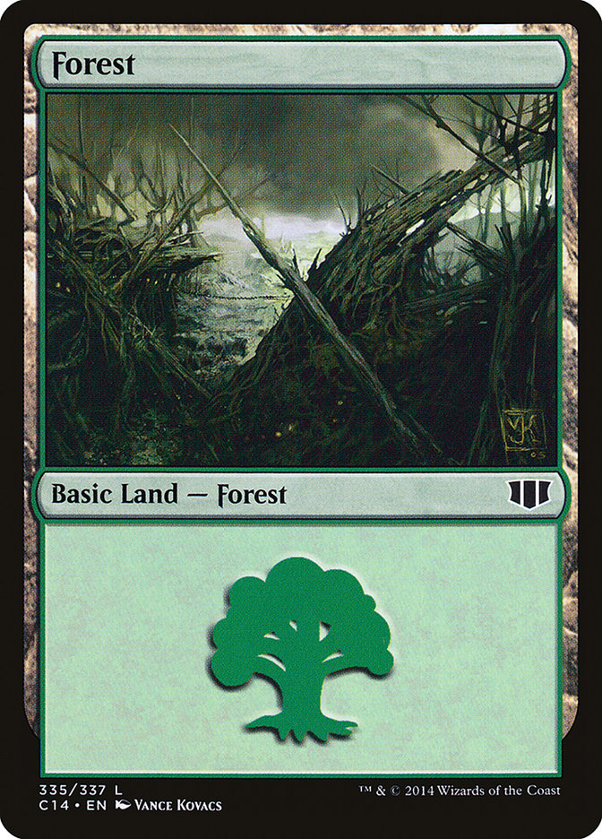 Forest (335) [Commander 2014] | Silver Goblin