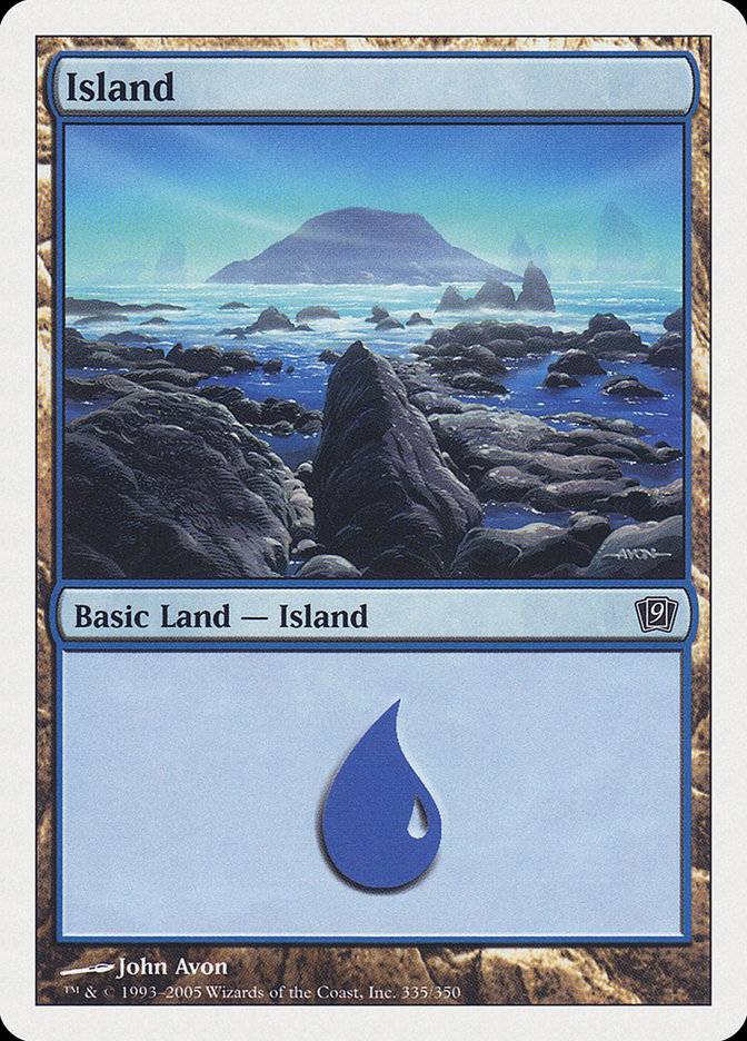 Island (335) [Ninth Edition] | Silver Goblin