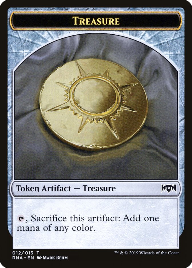 Treasure Token [Ravnica Allegiance Tokens] | Silver Goblin