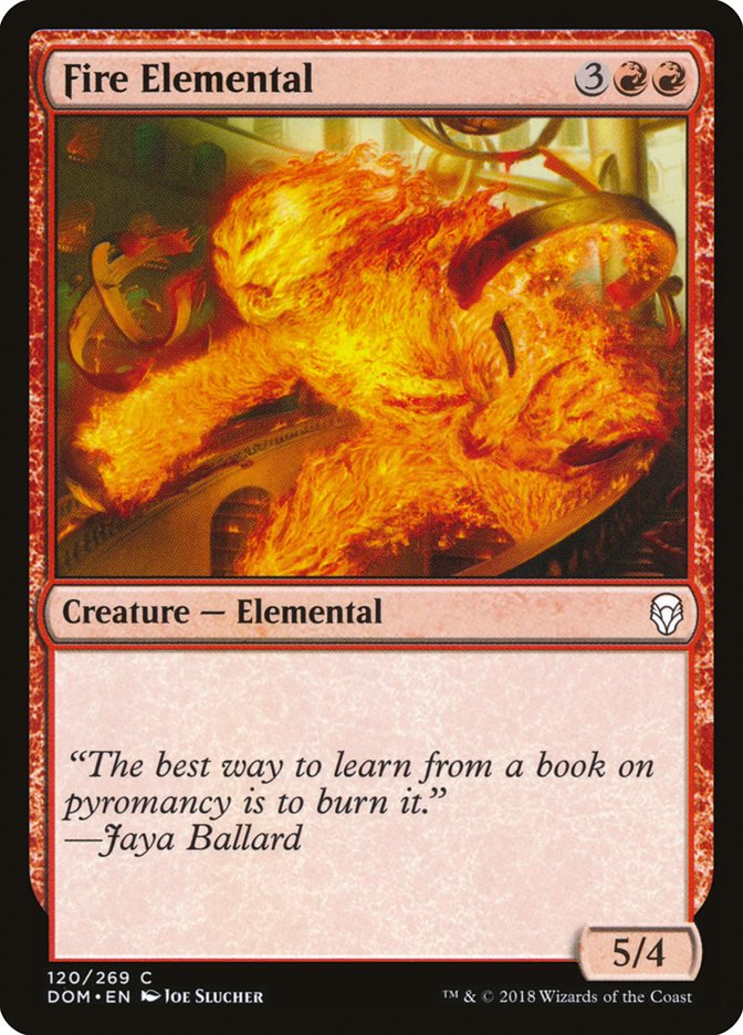 Fire Elemental [Dominaria] | Silver Goblin