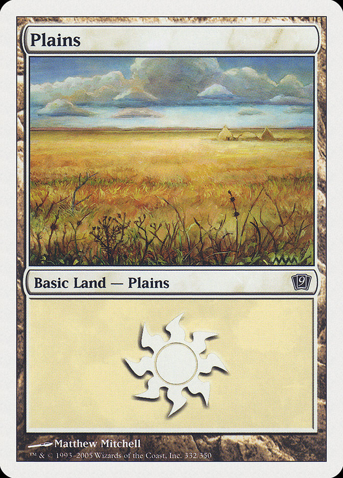 Plains (332) [Ninth Edition] | Silver Goblin