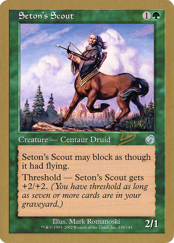 Seton's Scout (Raphael Levy) [World Championship Decks 2002] | Silver Goblin