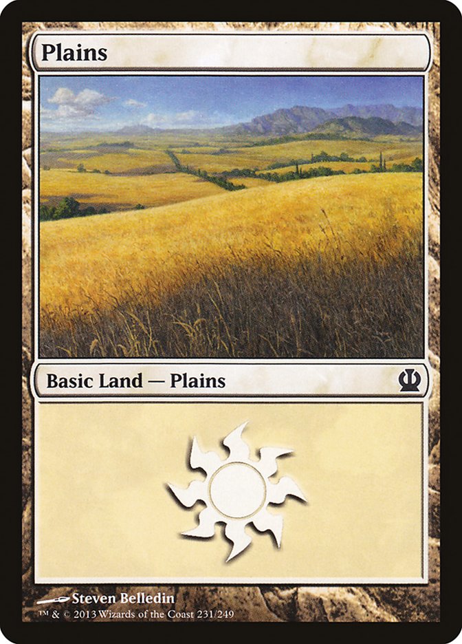 Plains (231) [Theros] | Silver Goblin