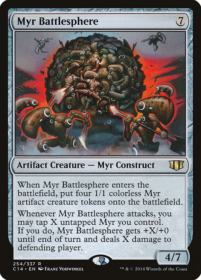 Myr Battlesphere [Commander 2014] | Silver Goblin