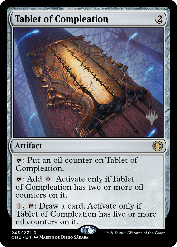 Tablet of Compleation (Promo Pack) [Phyrexia: All Will Be One Promos] | Silver Goblin