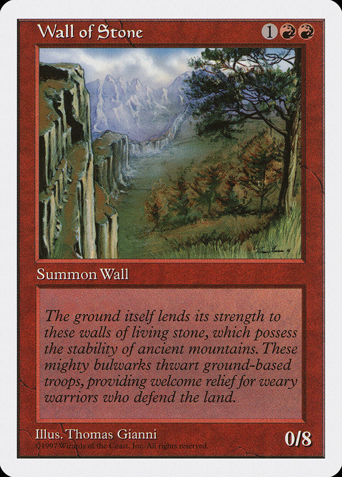 Wall of Stone [Fifth Edition] | Silver Goblin