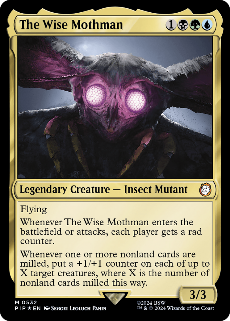 The Wise Mothman (Surge Foil) [Fallout] | Silver Goblin