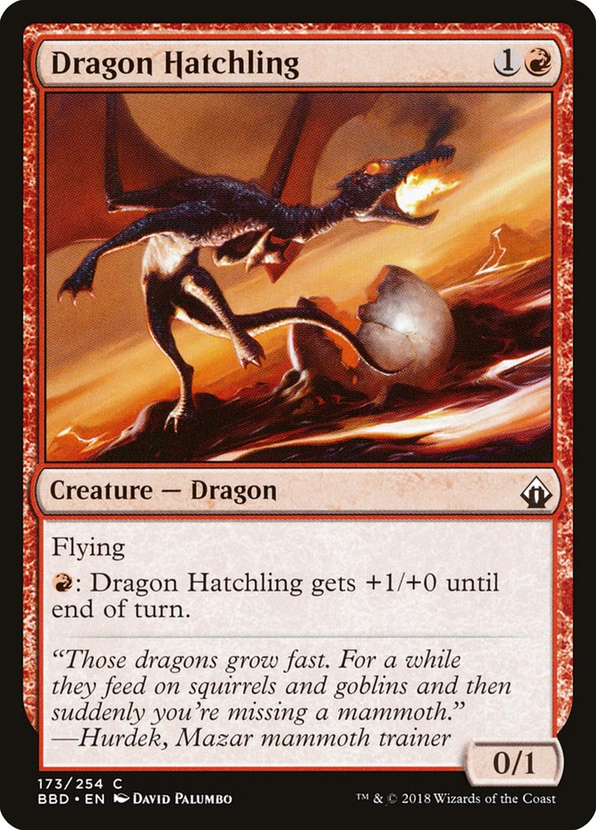 Dragon Hatchling [Battlebond] | Silver Goblin