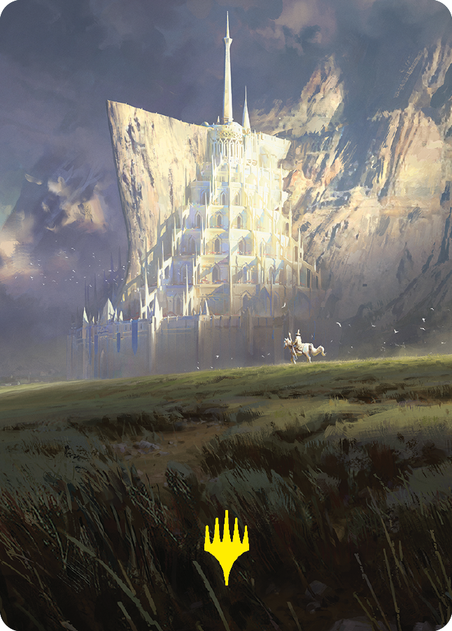 Minas Tirith Art Card (Gold-Stamped Signature) [The Lord of the Rings: Tales of Middle-earth Art Series] | Silver Goblin