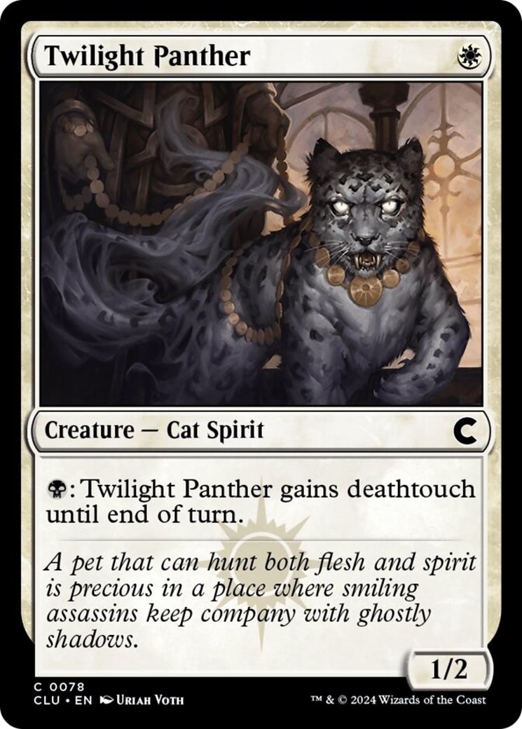 Twilight Panther [Ravnica: Clue Edition] | Silver Goblin