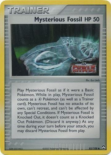 Mysterious Fossil (85/108) (Stamped) [EX: Power Keepers] | Silver Goblin