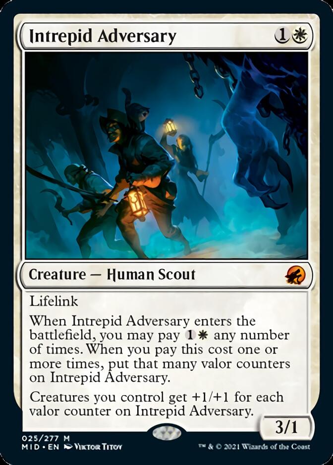 Intrepid Adversary [Innistrad: Midnight Hunt] | Silver Goblin