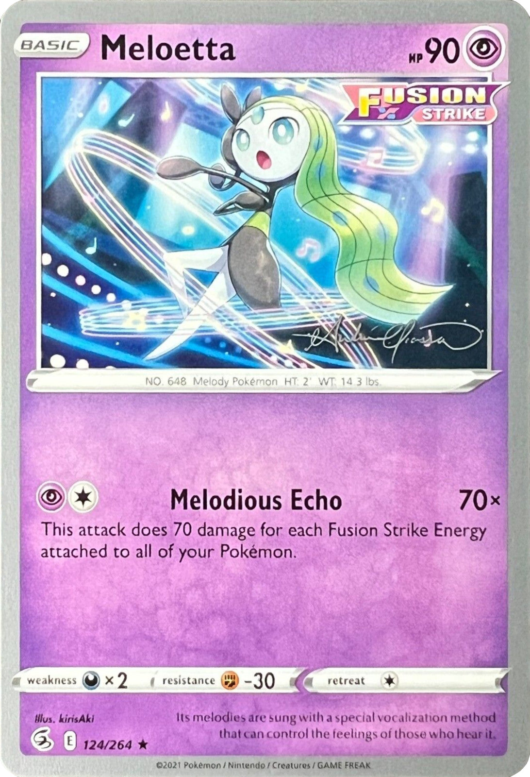 Meloetta (124/264) (The Shape of Mew - Andre Chiasson) [World Championships 2022] | Silver Goblin