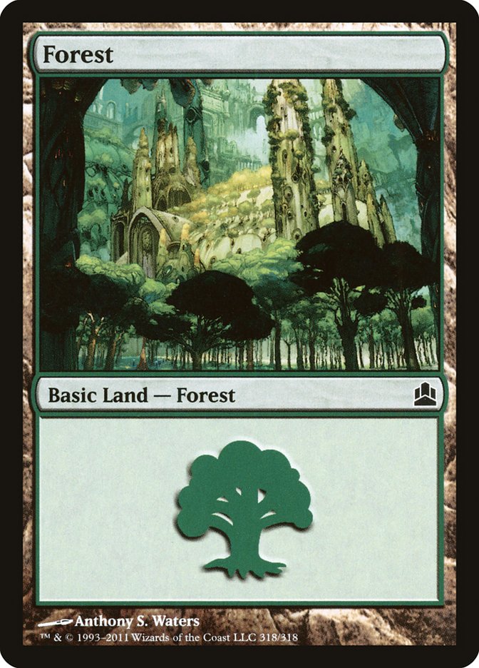 Forest (318) [Commander 2011] | Silver Goblin