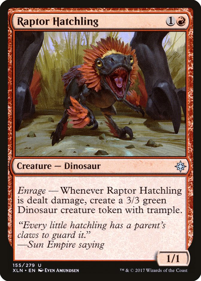 Raptor Hatchling [Ixalan] | Silver Goblin