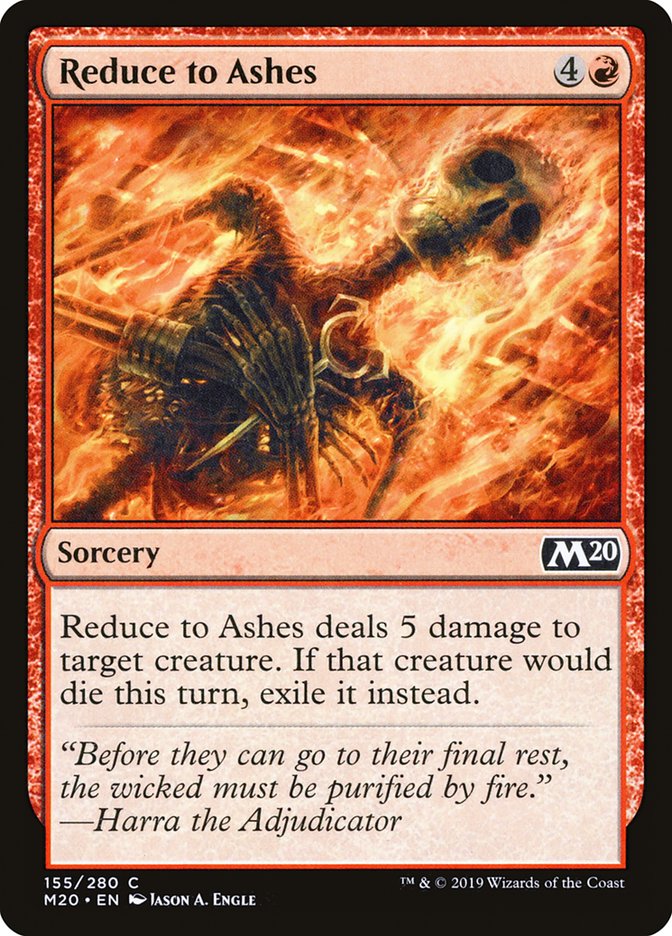 Reduce to Ashes [Core Set 2020] | Silver Goblin