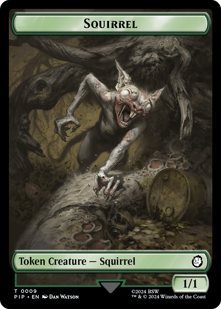 Energy Reserve // Squirrel Double-Sided Token [Fallout Tokens] | Silver Goblin