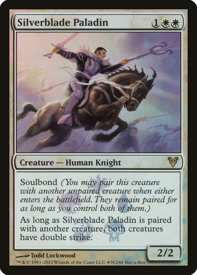 Silverblade Paladin (Buy-A-Box) [Avacyn Restored Promos] | Silver Goblin