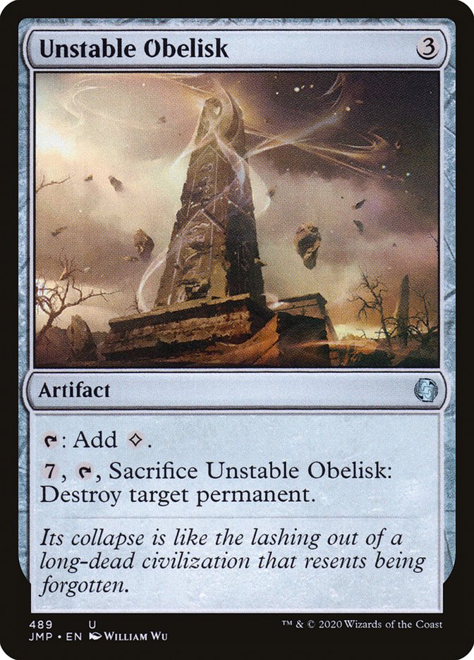 Unstable Obelisk [Jumpstart] | Silver Goblin