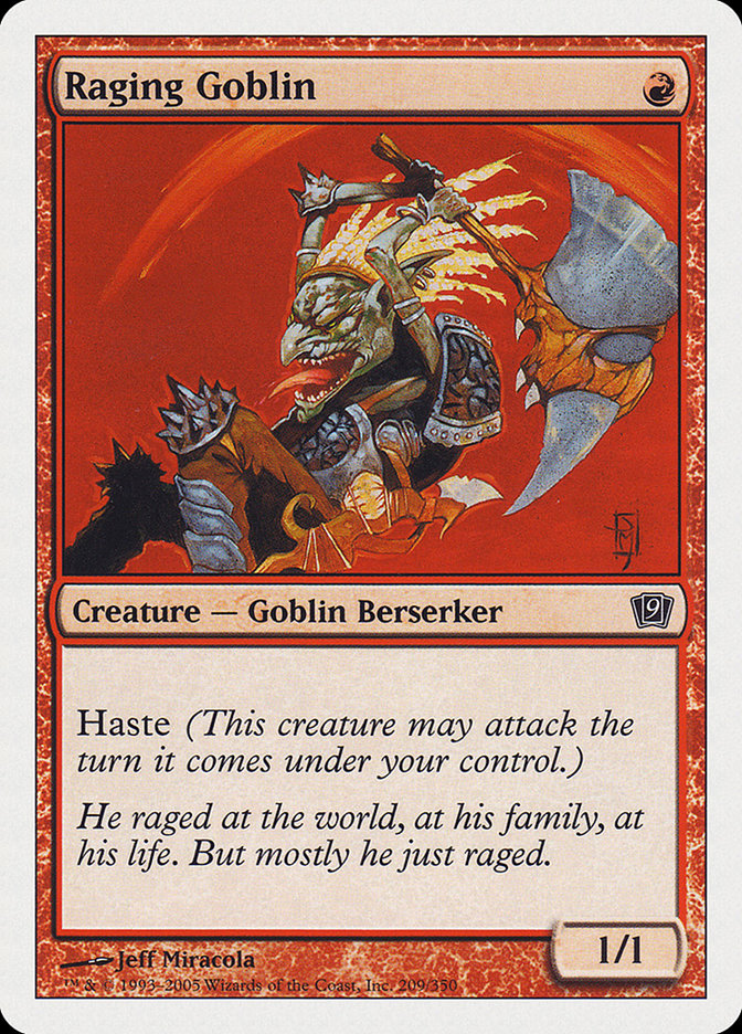 Raging Goblin [Ninth Edition] | Silver Goblin