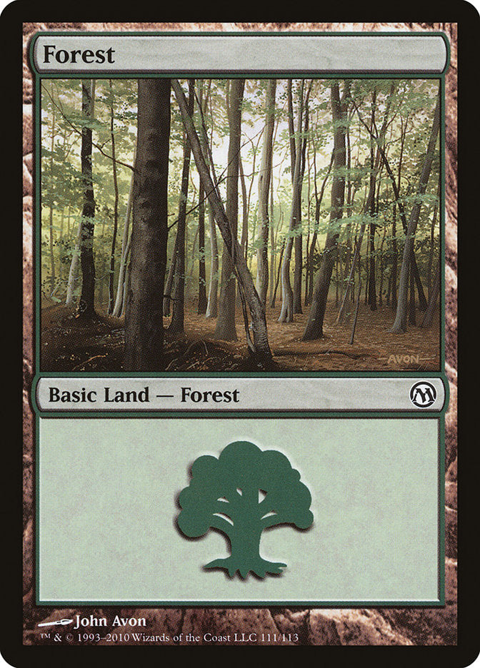 Forest (111) [Duels of the Planeswalkers] | Silver Goblin