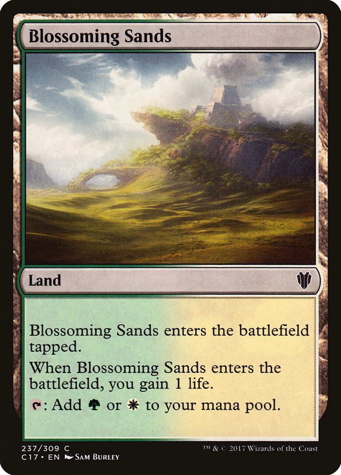 Blossoming Sands [Commander 2017] | Silver Goblin