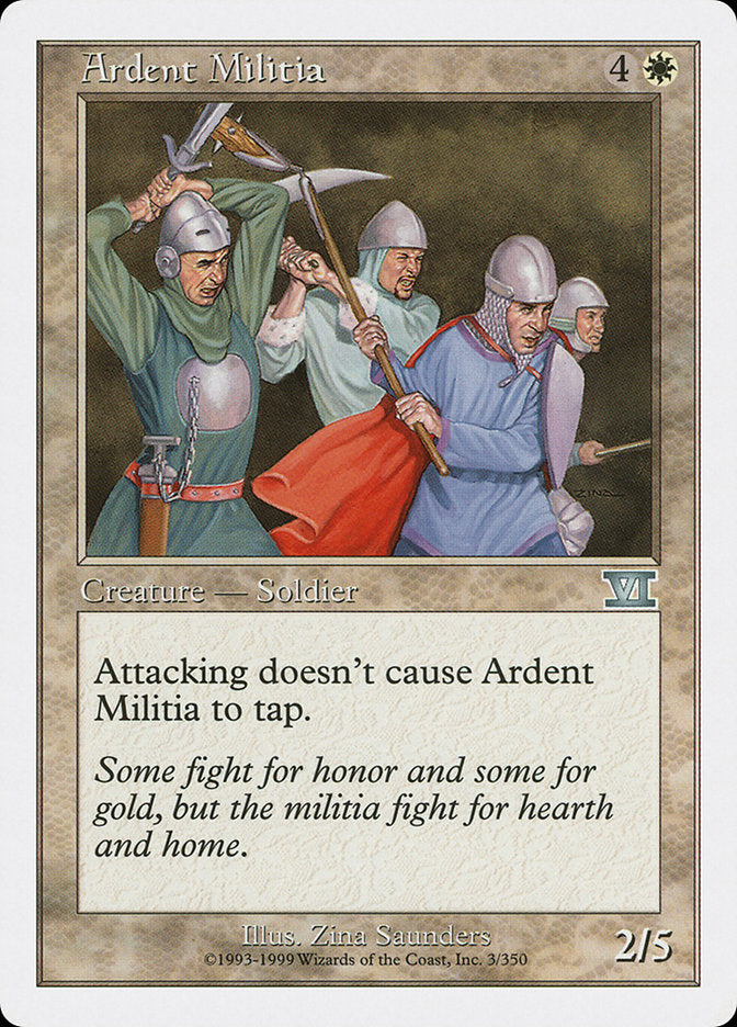 Ardent Militia [Classic Sixth Edition] | Silver Goblin
