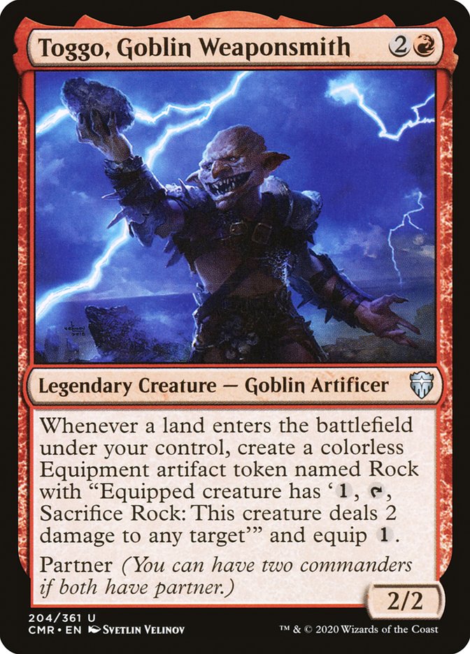 Toggo, Goblin Weaponsmith [Commander Legends] | Silver Goblin
