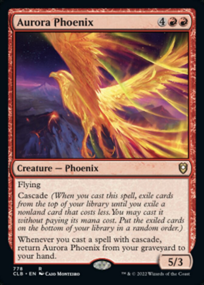 Aurora Phoenix [Commander Legends: Battle for Baldur's Gate] | Silver Goblin