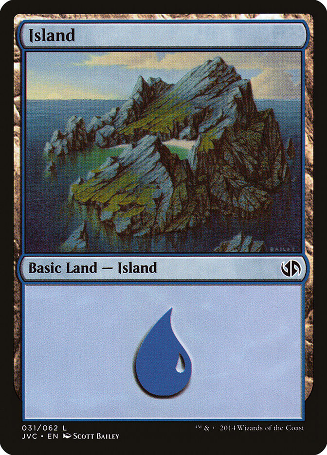 Island (31) [Duel Decks Anthology] | Silver Goblin