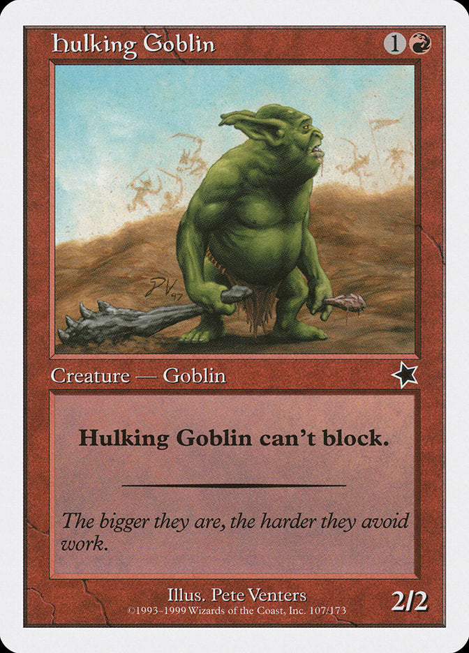 Hulking Goblin [Starter 1999] | Silver Goblin