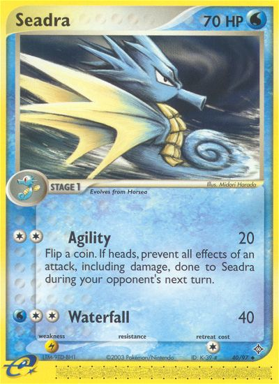 Seadra (40/97) [EX: Dragon] | Silver Goblin