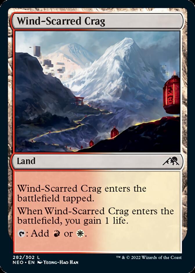 Wind-Scarred Crag [Kamigawa: Neon Dynasty] | Silver Goblin