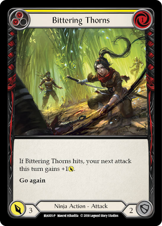 Bittering Thorns [IRA005-P] (Ira Welcome Deck)  1st Edition Normal | Silver Goblin