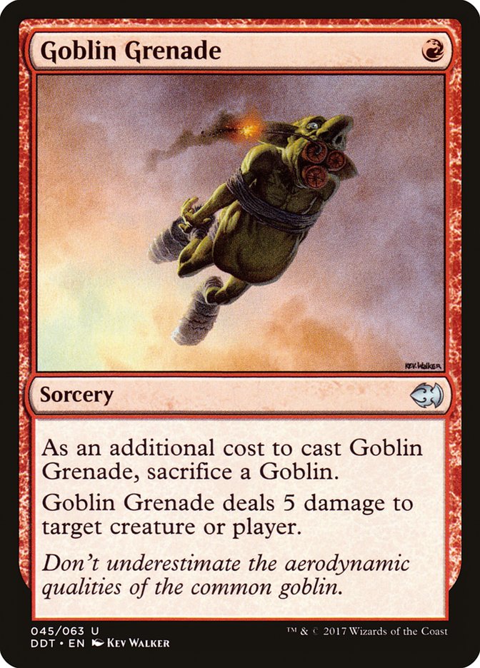 Goblin Grenade [Duel Decks: Merfolk vs. Goblins] | Silver Goblin