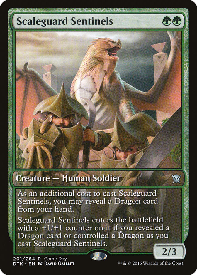 Scaleguard Sentinels (Game Day) [Dragons of Tarkir Promos] | Silver Goblin