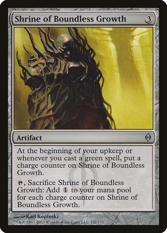 Shrine of Boundless Growth [New Phyrexia] | Silver Goblin