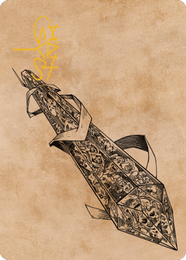 Stonespeaker Crystal Art Card (Gold-Stamped Signature) [Commander Legends: Battle for Baldur's Gate Art Series] | Silver Goblin