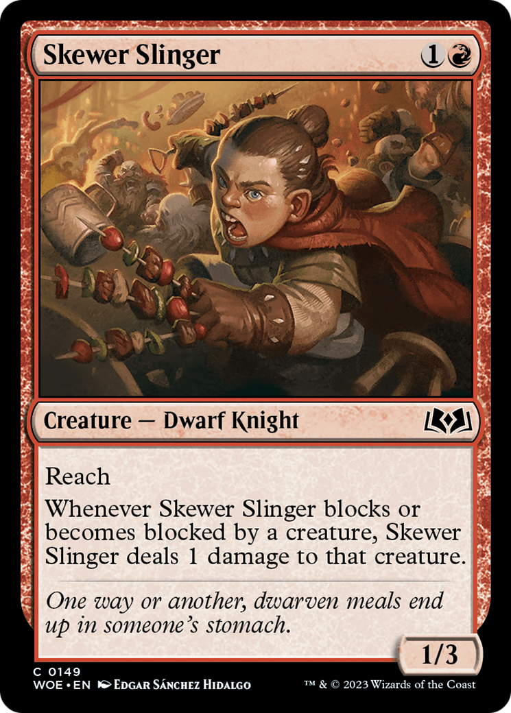 Skewer Slinger [Wilds of Eldraine] | Silver Goblin