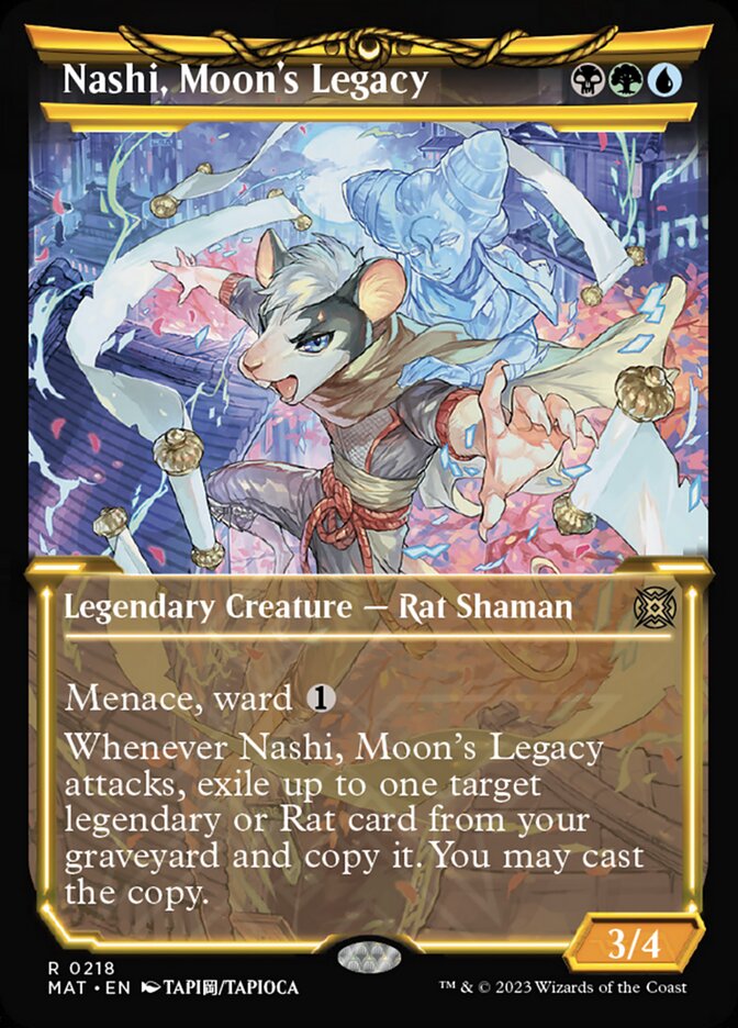 Nashi, Moon's Legacy (Showcase Halo Foil) [March of the Machine: The Aftermath] | Silver Goblin