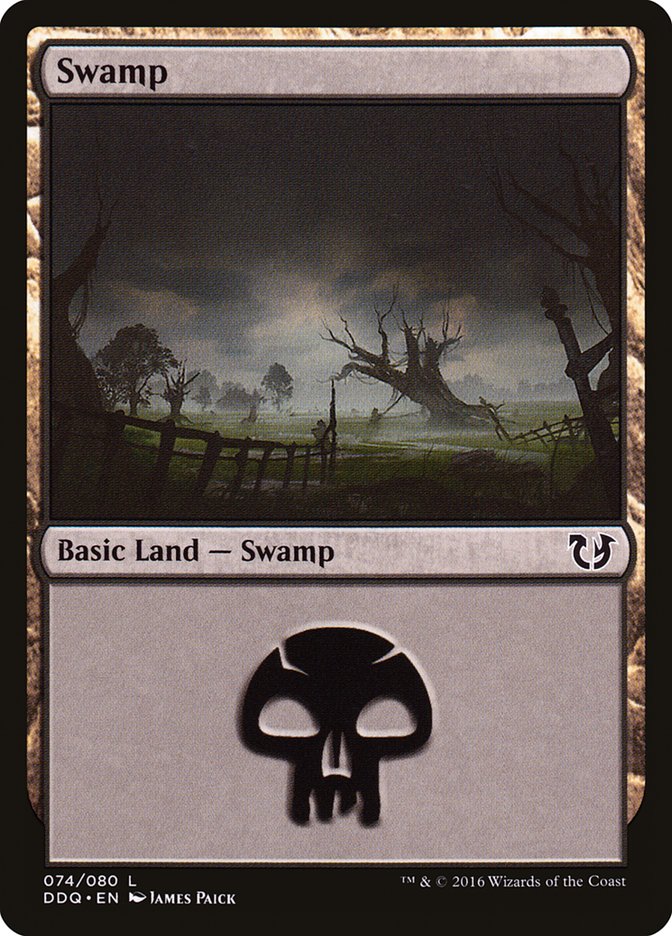 Swamp (74) [Duel Decks: Blessed vs. Cursed] | Silver Goblin