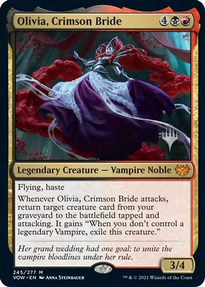 Olivia, Crimson Bride (Promo Pack) [Innistrad: Crimson Vow Promos] | Silver Goblin