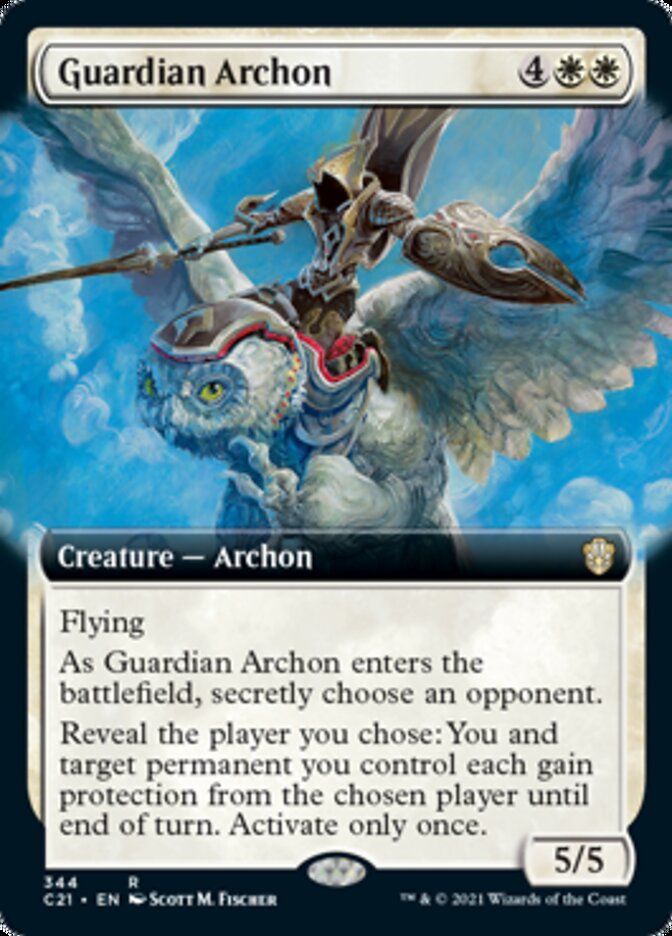 Guardian Archon (Extended Art) [Commander 2021] | Silver Goblin